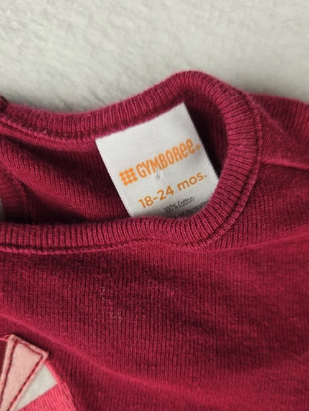 Gymboree Candy Cane Top and Pants Striped Outfit Size 18-24 Burgundy